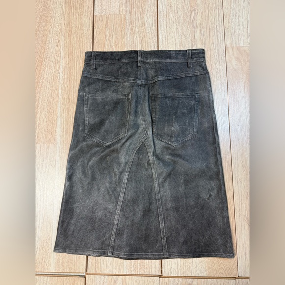 Isabel Étoile Marant Fiali Lambskin Leather Skirt - Picture 9 of 9